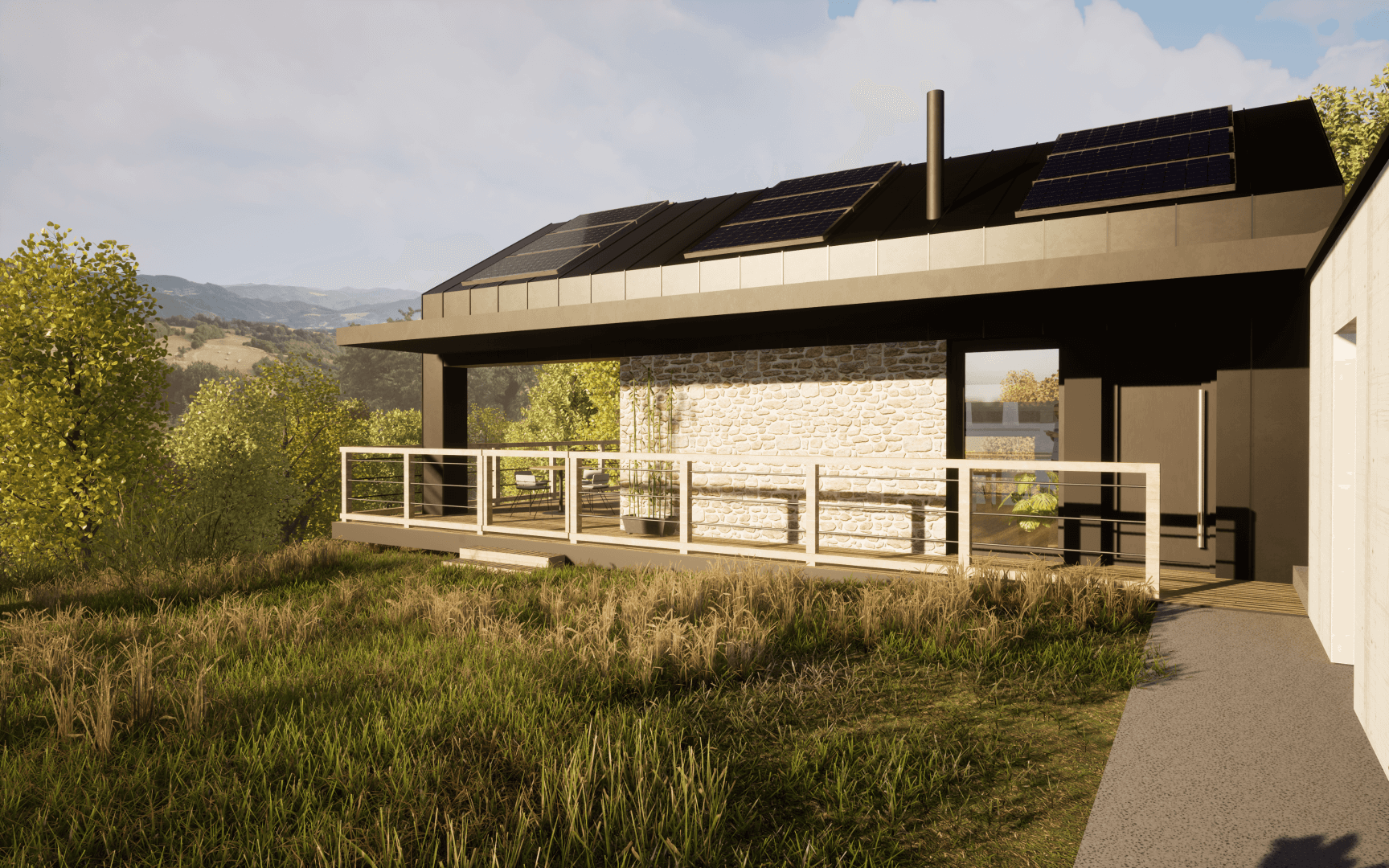 green roof, earth sheltered house, talpahouse